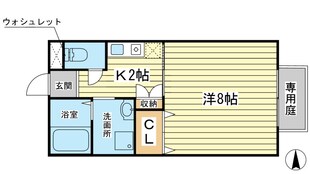 クローバーハイツ城西の物件間取画像